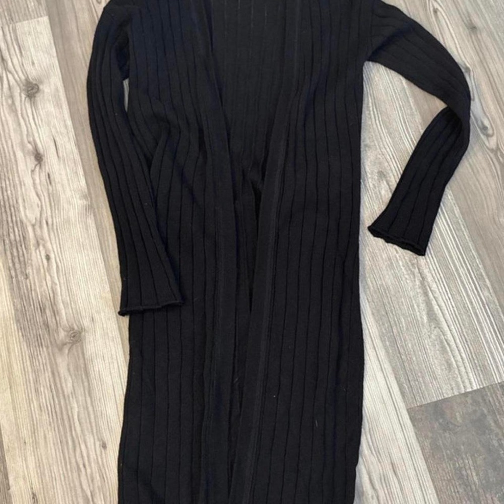 Free People black cardigan sweater size small